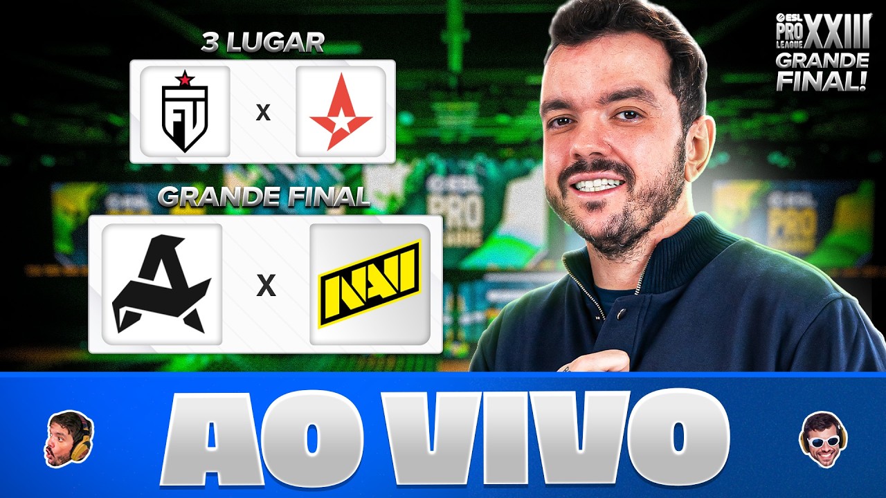 NAVI x AURORA GRANDE FINAL ESL PRO LEAGUE S23 FINALS - !socio - Siga @Gaules nas redes sociais!