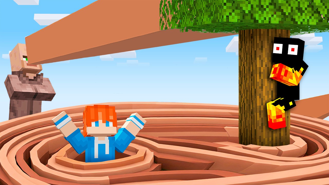 A CADA MINUTO o NARIZ DO VILLAGER CRESCE MAIS no Minecraft!