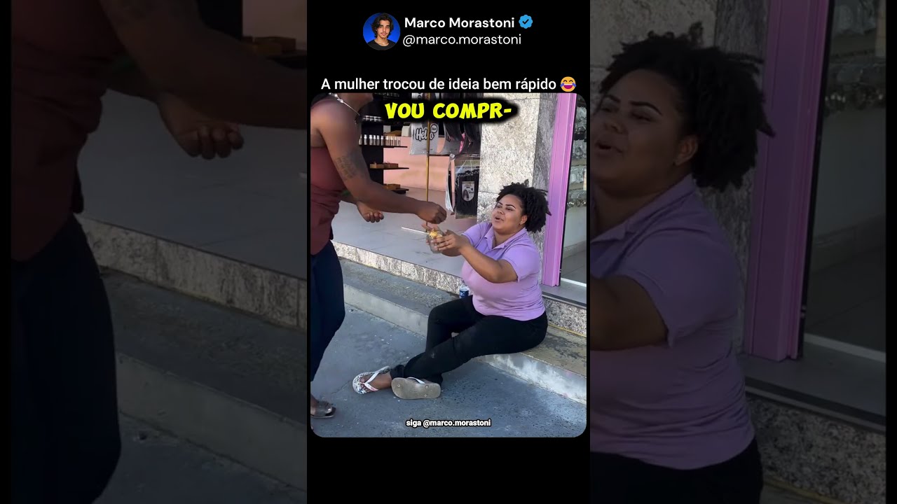 Ela trocando de ideia é genial🤣#mindset #motivação #inspiração #felicidade #viral #divertido #humor