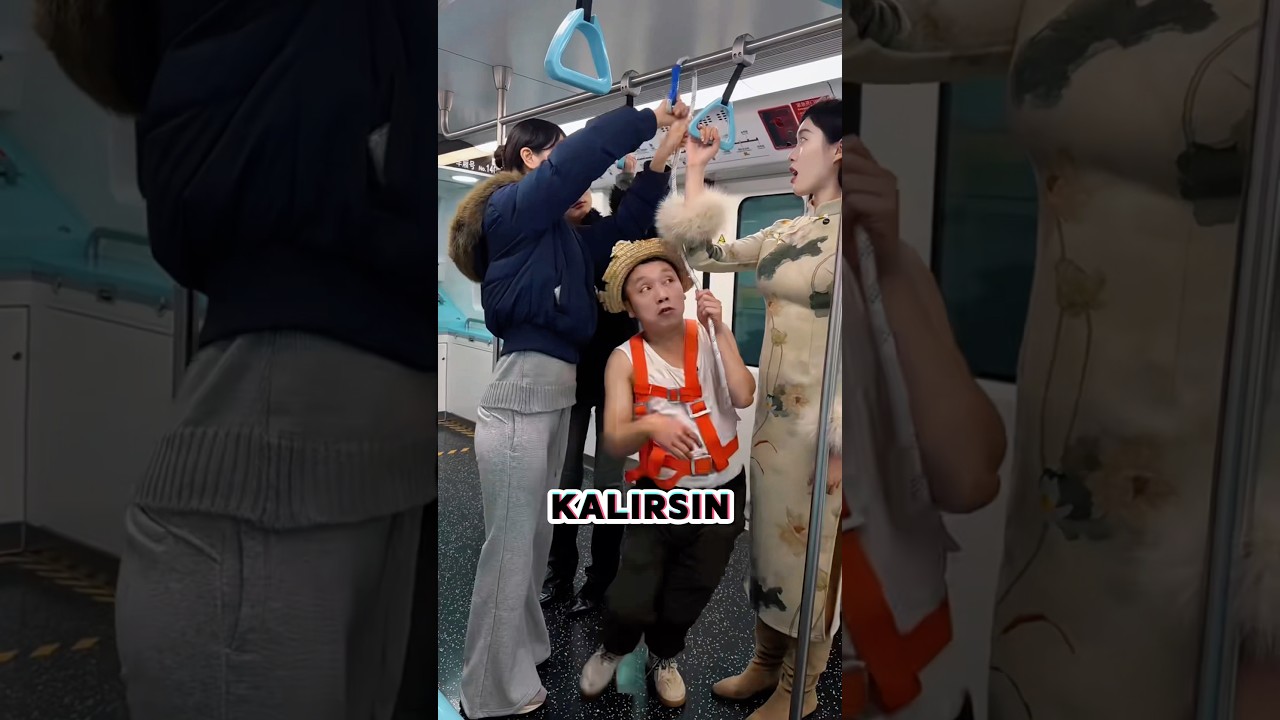 Metroda Koltuk Kavgasına Son #funny #comedy