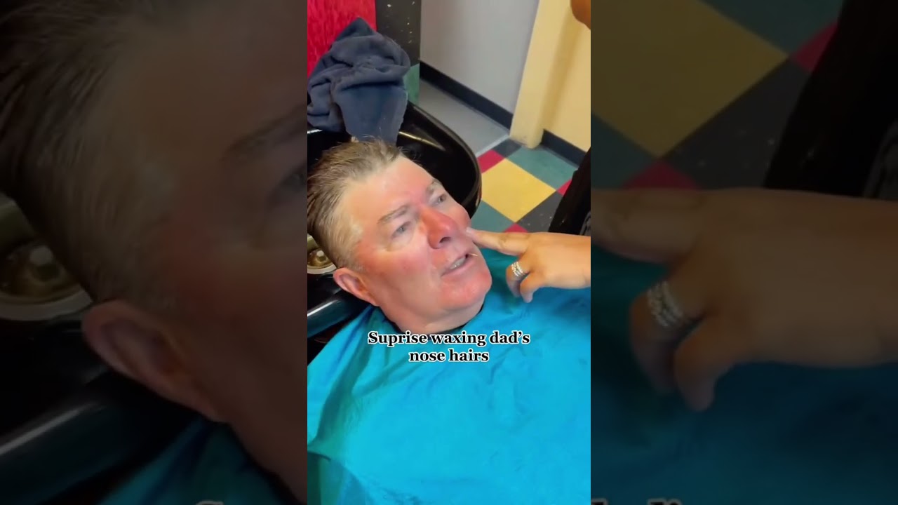 When Dad Tries Waxing For The First Time 🤣🤣#funny #dad #couplecomedy #prank #fyp - Published by RomtoOooG
