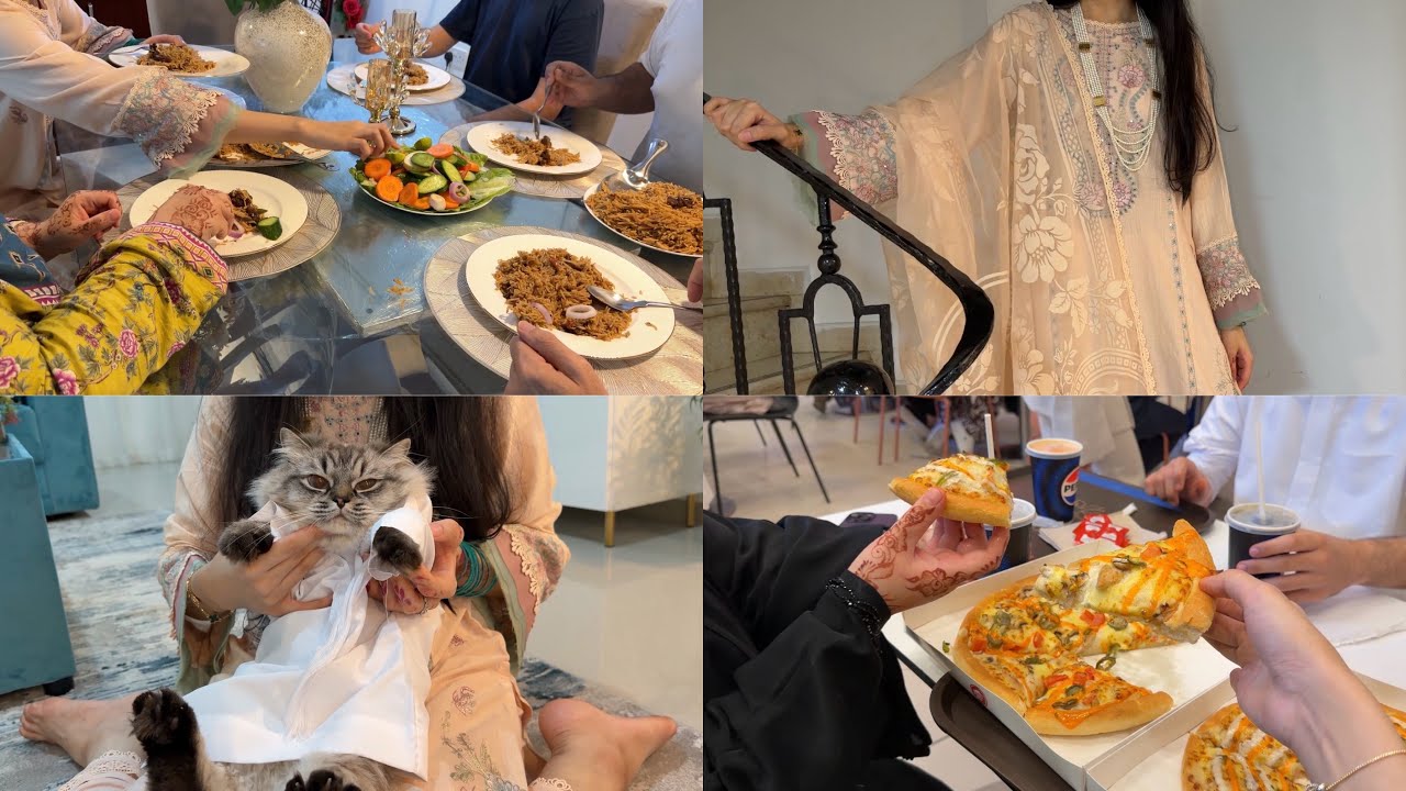 Eid-Ul-Fitr Day 2 🌙 | Baba eid wale din bhi hamare saath ni? kahan hein | Bannu Beef Pulao #eid2026