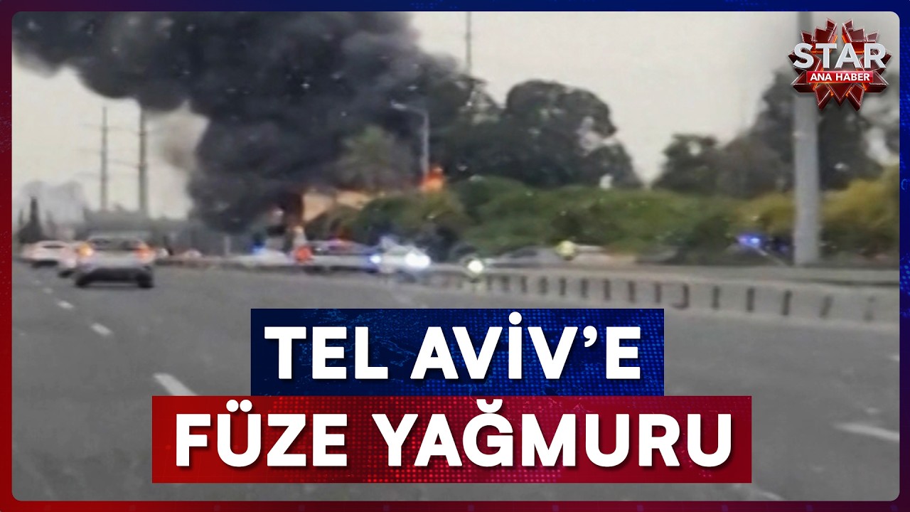 İsrail'in Kalbine Füze Yağmuru: İran Füzeleri Tel Aviv'i Vurdu!