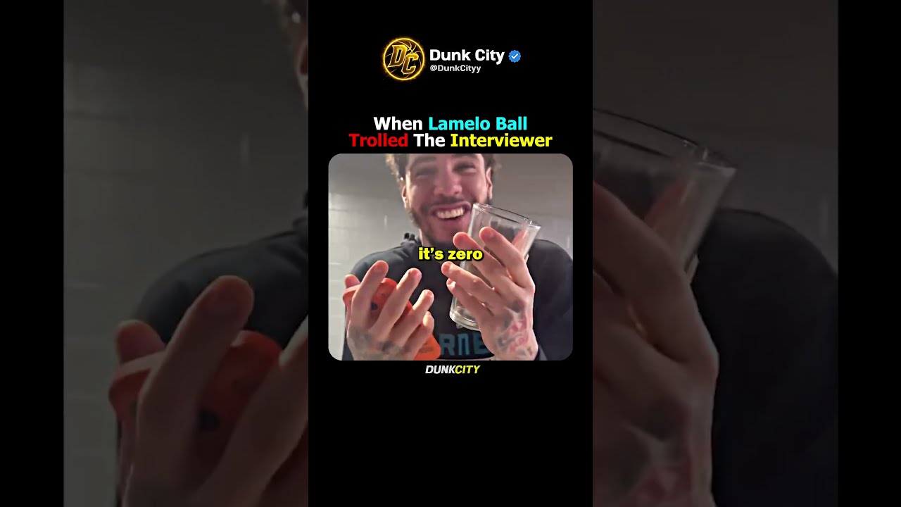 When Lamelo Ball Trolled The Interviewer