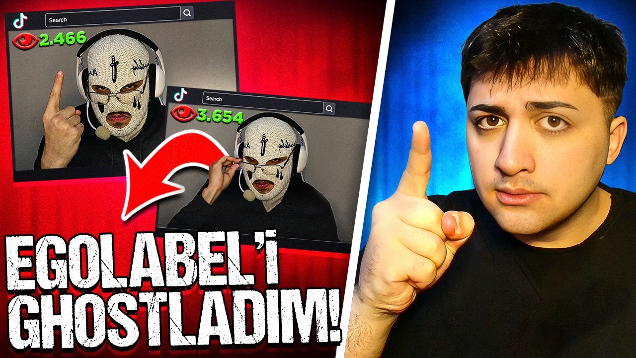 EGO LABEL'İ CANLI YAYINDA GHOSTLADIM! | PUBG Mobile
