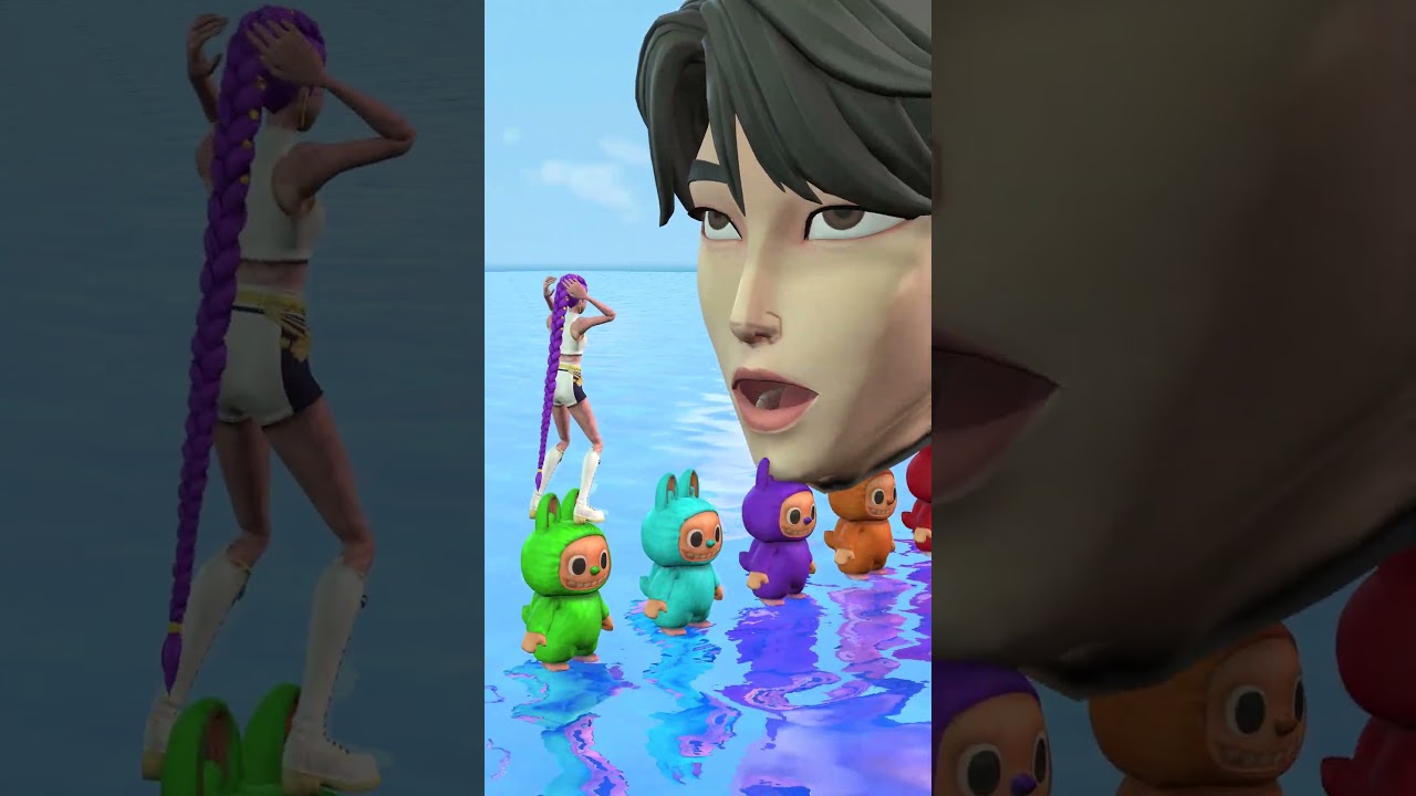 Rumi Play Music Rainbow #shorts #animation