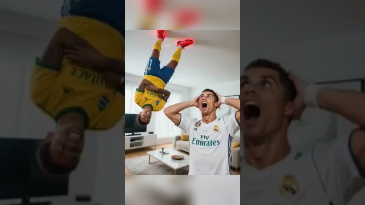 🥿✨ رونالدو ونيمار وحذاء الطيران اللاصق! 😲⚡#رونالدو #نيمار #حذاء_لاصق #كرة_القدم #كرة_ساحرة #soccer