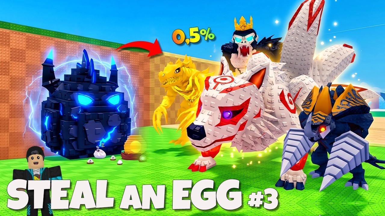 SUPER LANGKA!! Dapat EGG Dreadscale Divine Terlangka & Terbaru 🐊🔥🐊 | Steal an Egg Indonesia