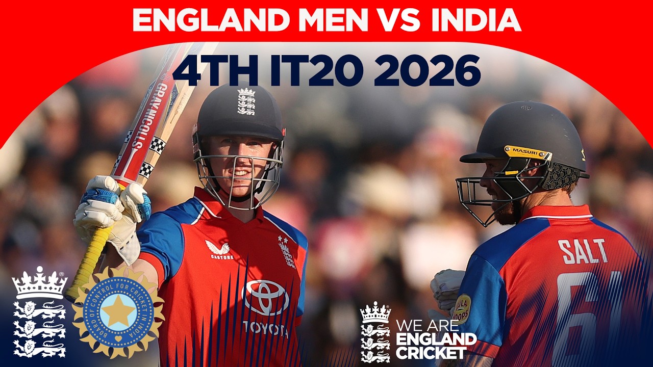Brook and Salt On The Charge! | Highlights - England v India | 4th Vitality IT20 2026
