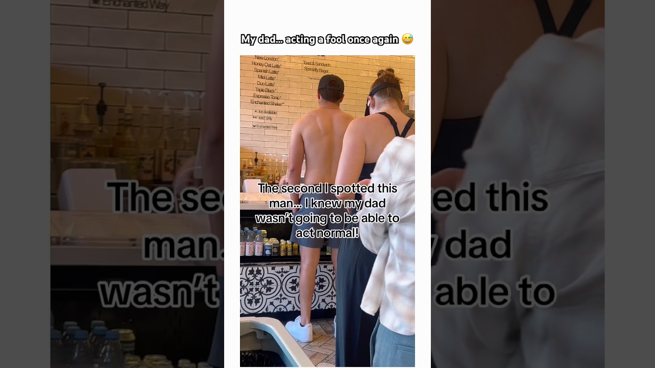 Dad acting a fool again 😅