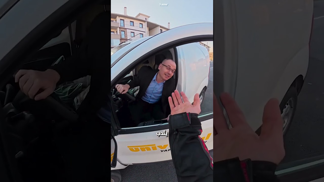 سواق نجى من حادثة مروعة🏍️