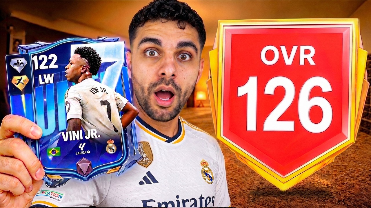 أستلمت 60 ألف جوهرة من فيفا للبحث عن اوفر 126 🔥طورت التشكيلة ب 3 لاعيبة🤯!!