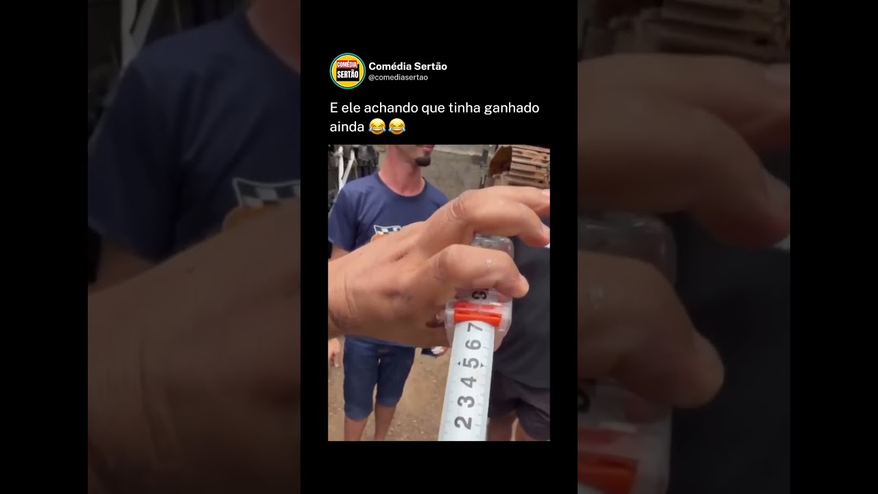E ele achando que tinha ganhado ainda 😂😂