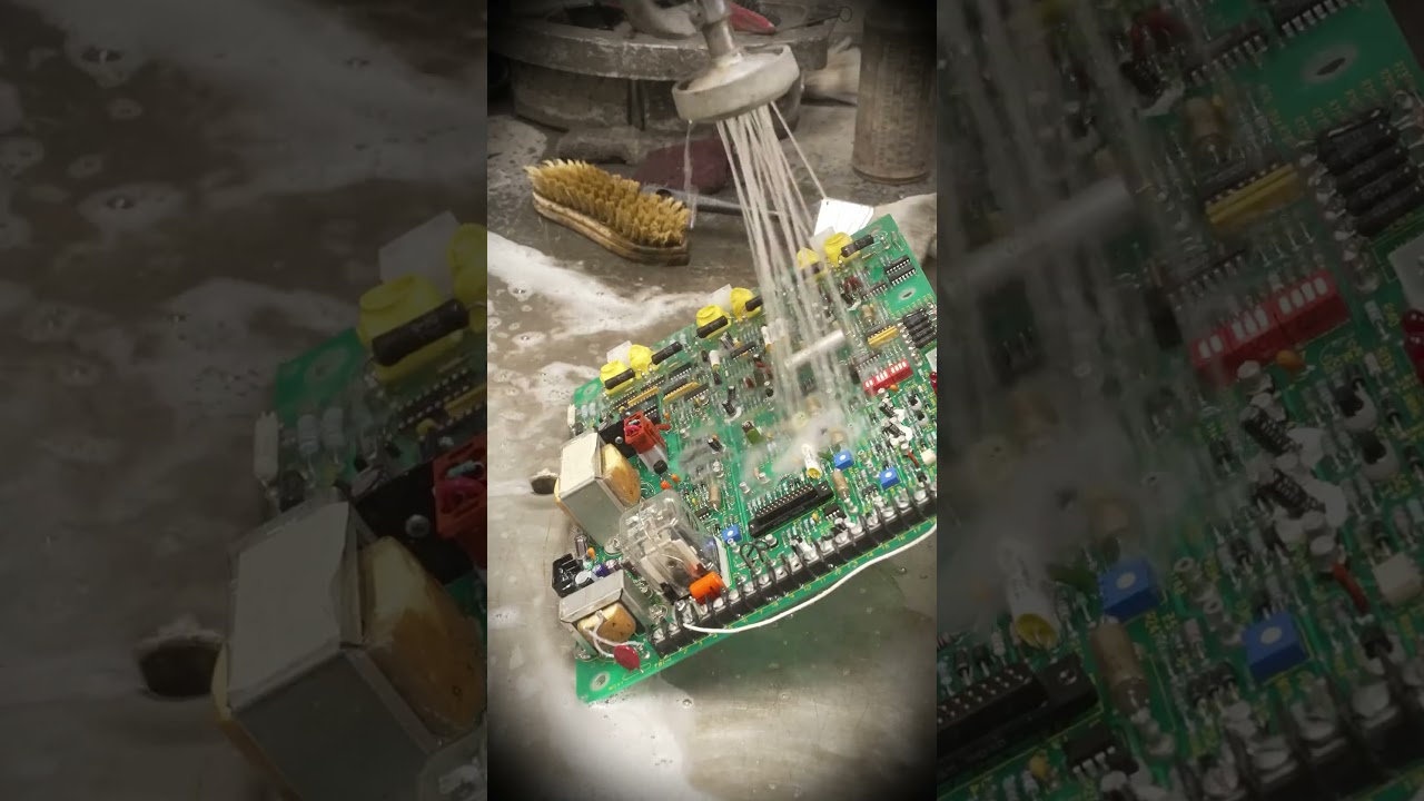 Washing Live Electronics With Liquid
