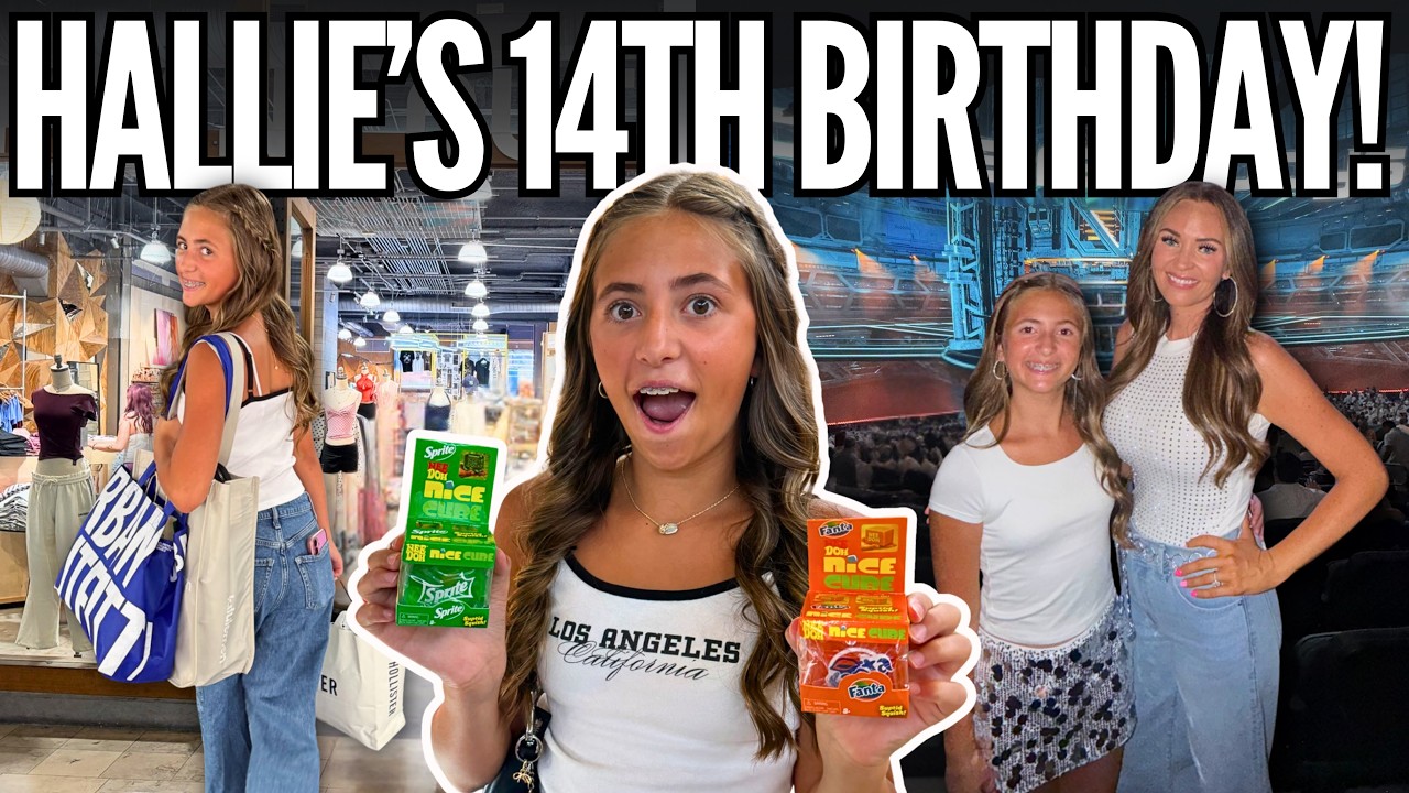 Hallie’s 14th Birthday Vlog! Shopping Spree + a BIG Surprise! | Life As We Gomez