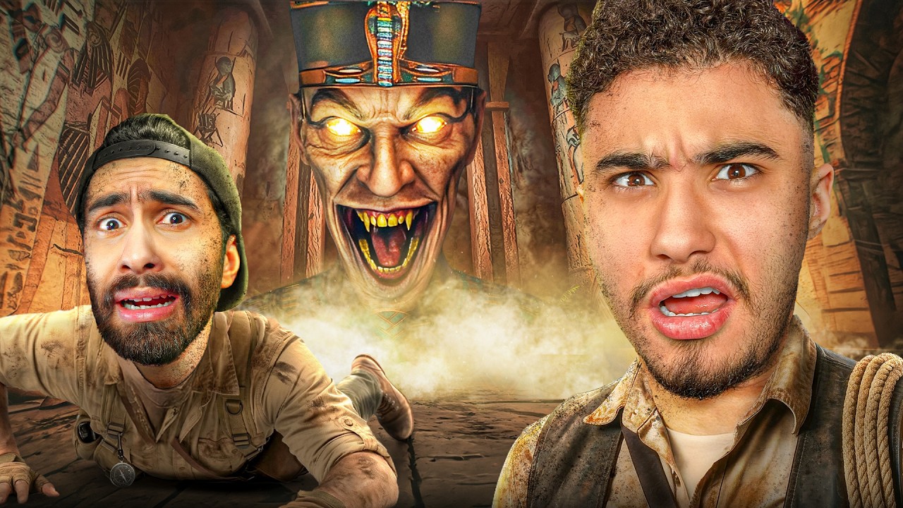 بولتكس و مروان في المقبرة الفرعونية