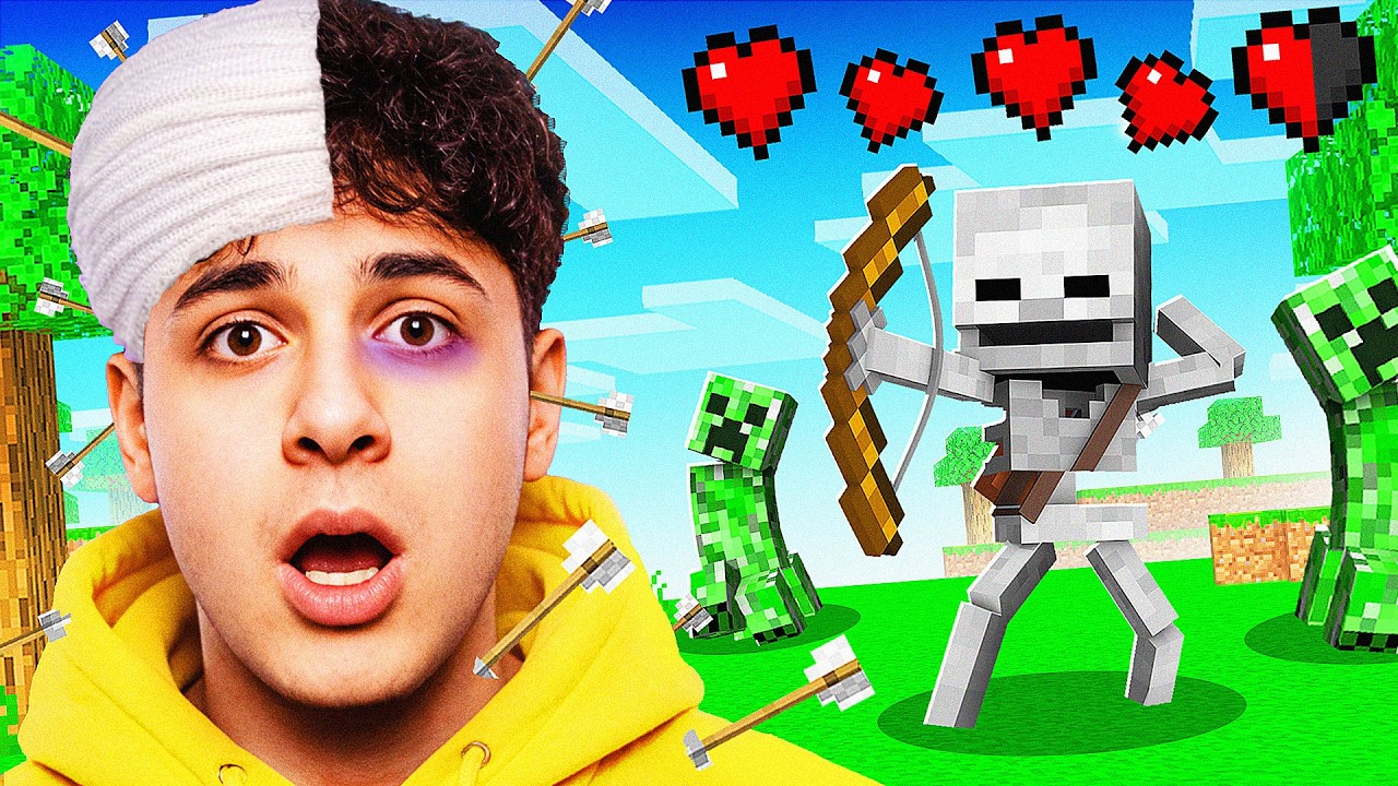 Oyunda aldığım Hasar = Gerçek Hasar... 🤕 (sevgilimle) | Minecraft