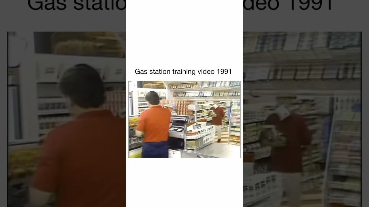 Gas station training video  1991 #history #vintage #nostalgia @how.vintage