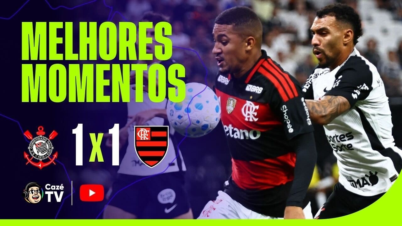 MELHORES MOMENTOS: CORINTHIANS 1 X 1 FLAMENGO | BRASILEIRÃO 2026 | 8ª RODADA