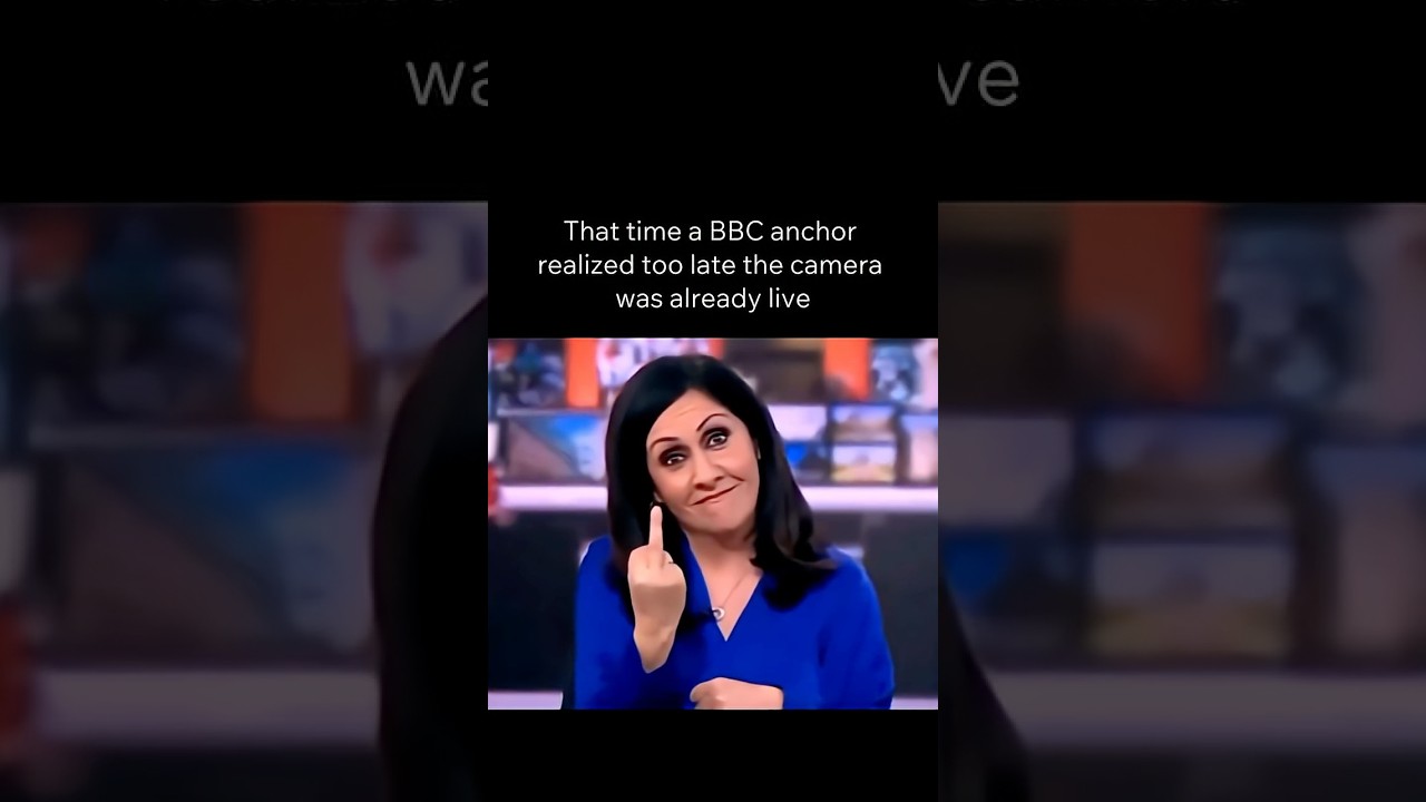 That time a BBC anchor realized too late the camera was already live 💀