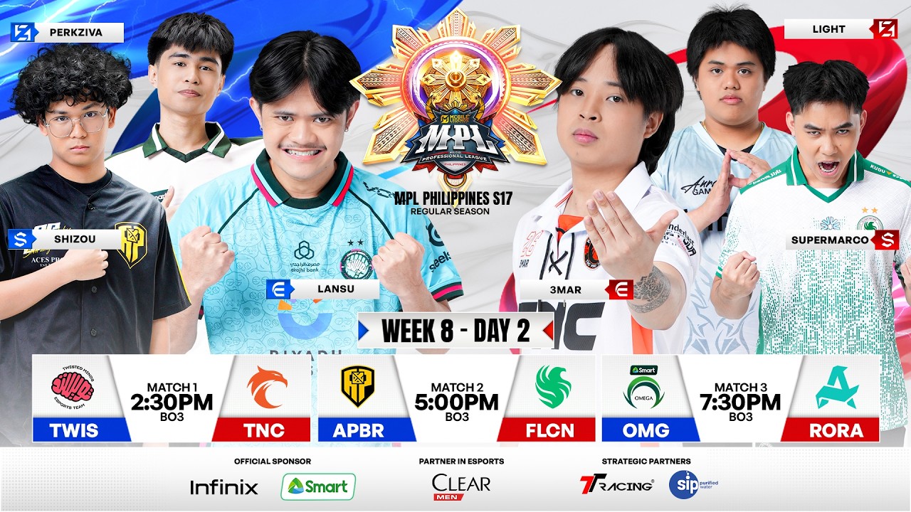 🔴 LIVE | MPL PH S17 | FILIPINO - Week 8 Day 2