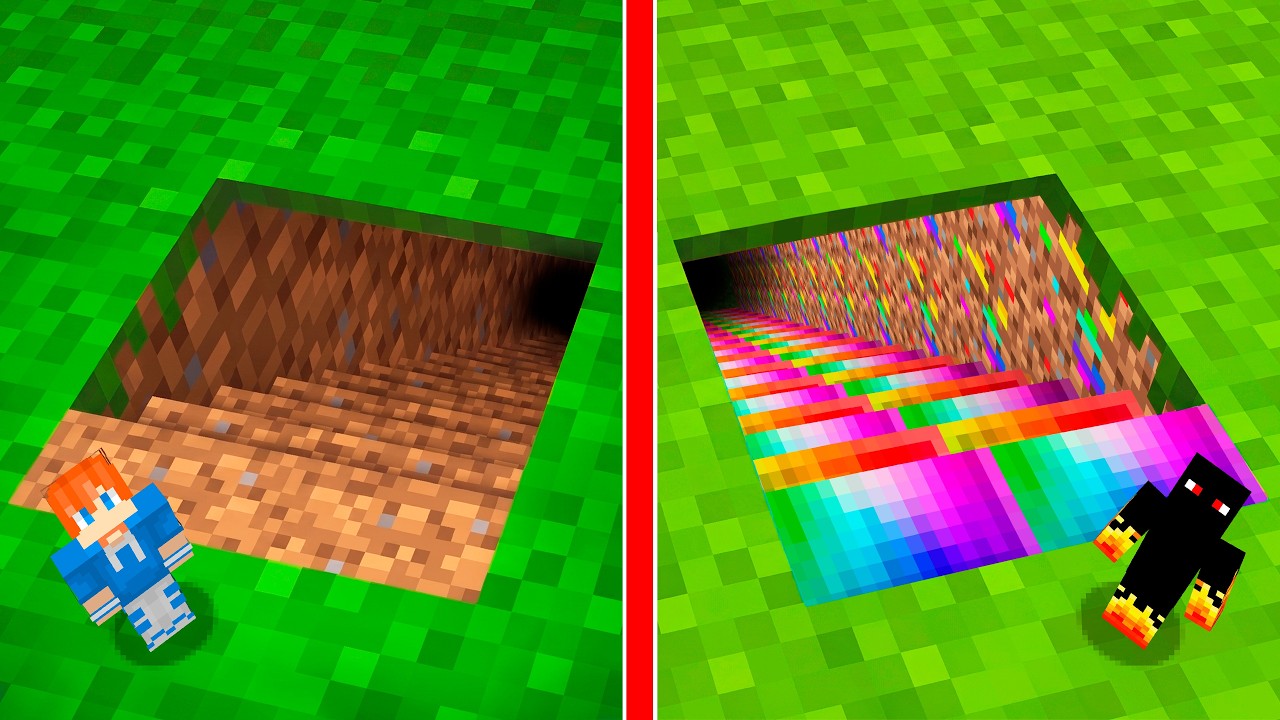 MINI ESCONDERIJO EMBAIXO DA TERRA de NOOB vs PRO