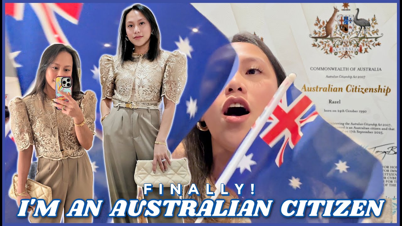I'M OFFICIALLY AN AUSTRALIAN CITIZEN! OATH TAKING CEREMONY! ❤️ | rhazevlogs