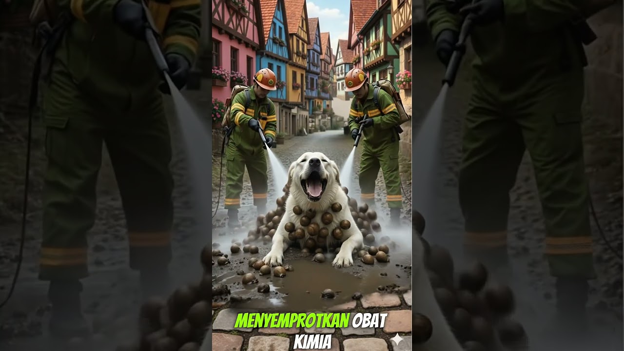 Apa yang dilakukan Caro pada anjing itu?