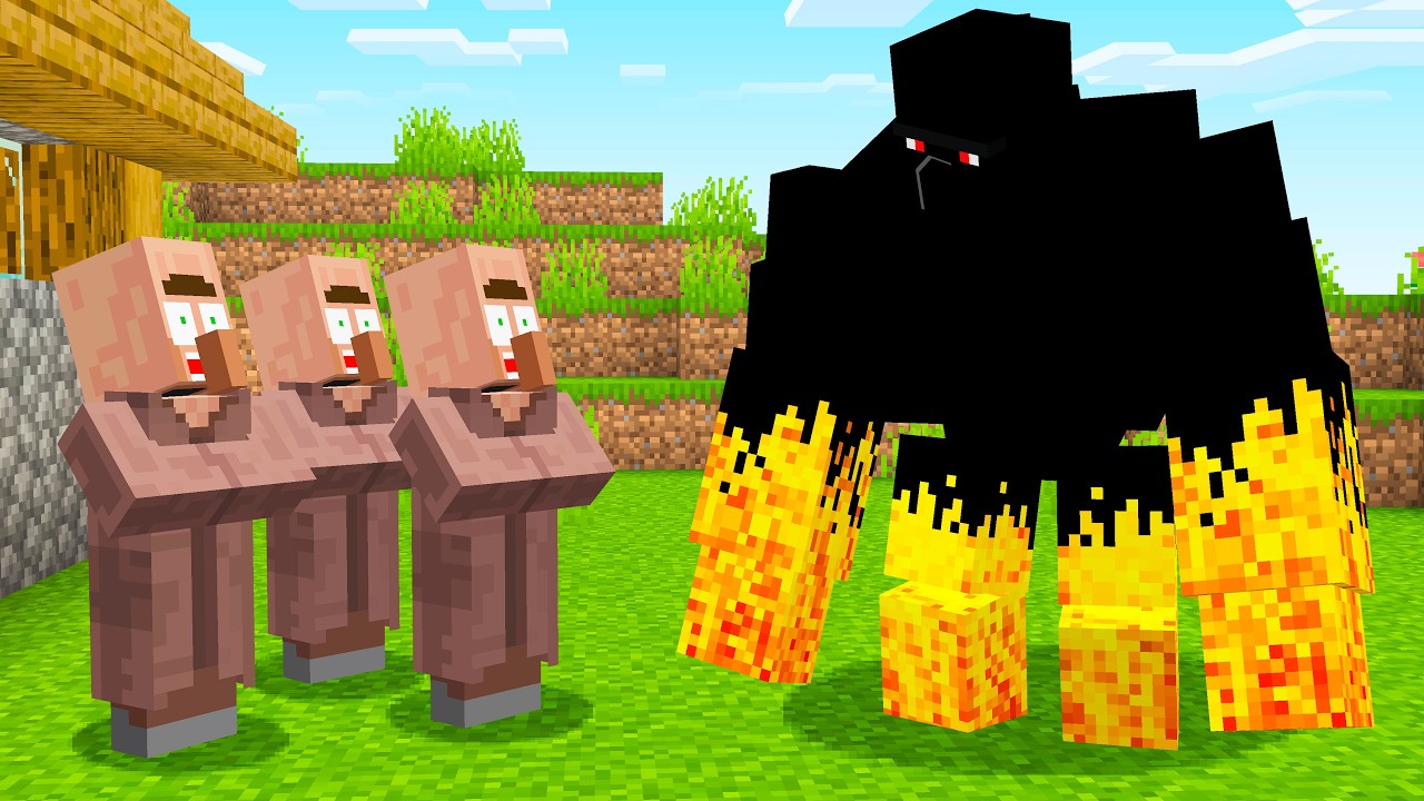 Vida de IRON GOLEM no Minecraft!