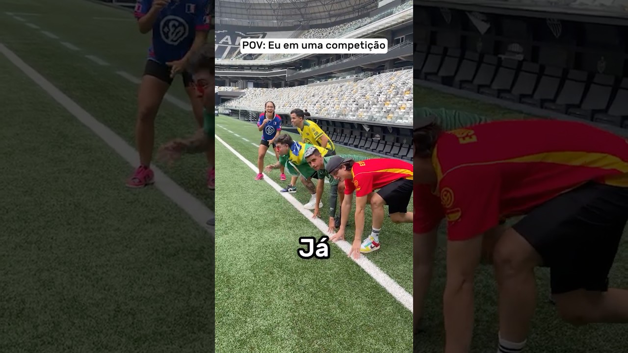 COMO EU SOU NA COMPETIÇÃO! #shorts