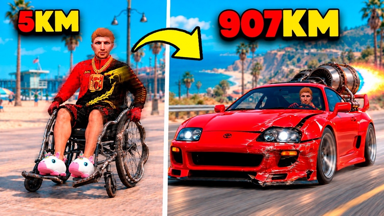 A CADA BATIDA MEU CARRO FICA MAIS RAPIDO! (GTA 5 RP)