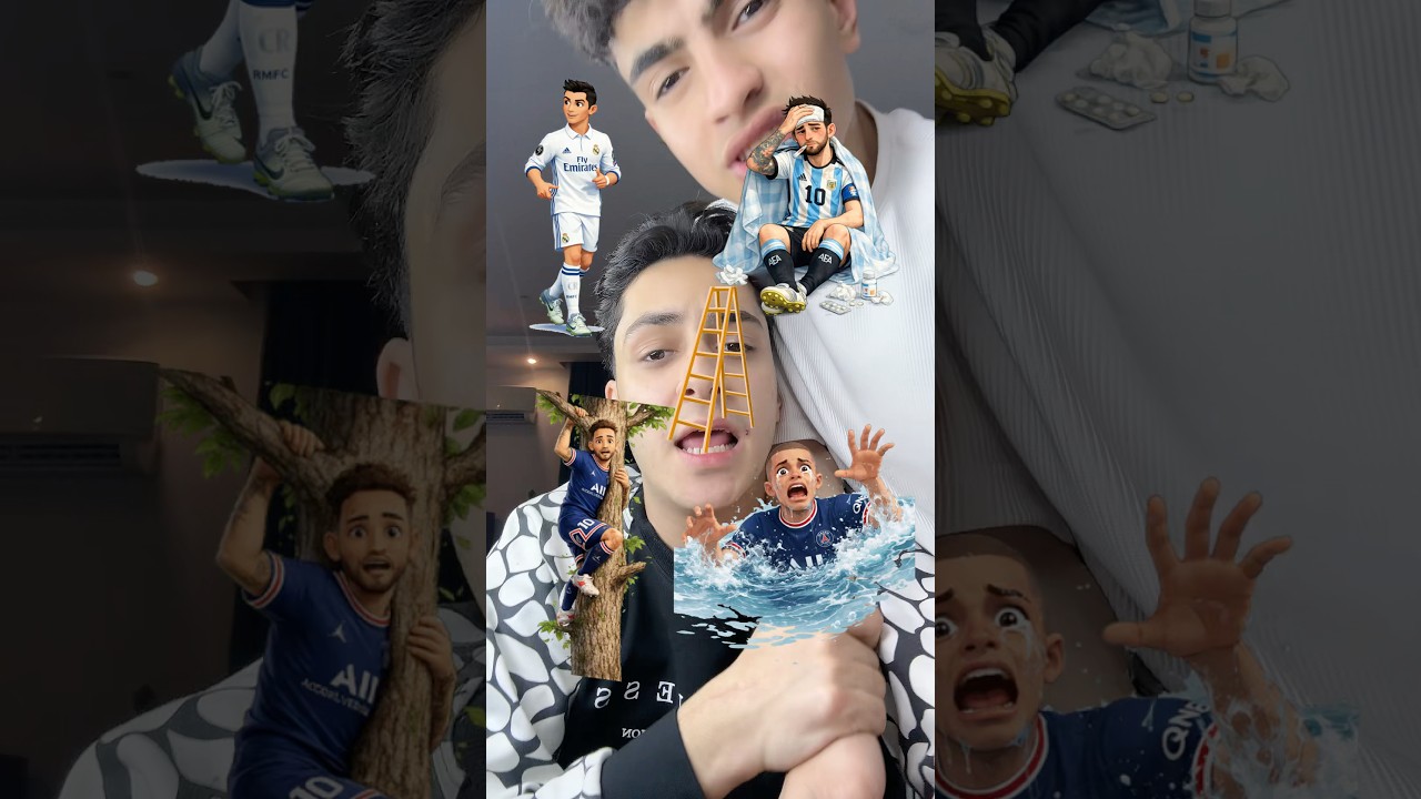 كريستيانو واللا ميسي 👀😂😂👍🏼