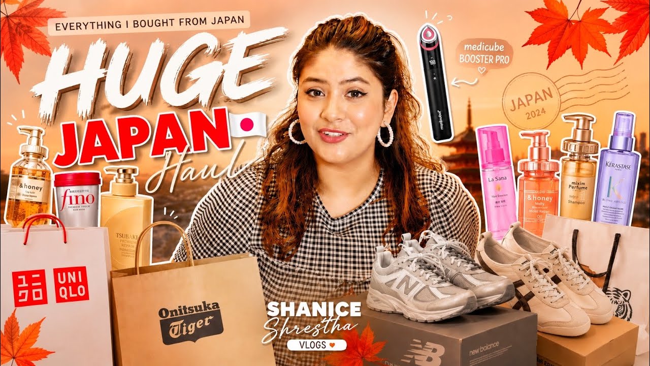 JAPAN Shopping Haul| skincare,haircare, Onitsukas, Uniqlo etc