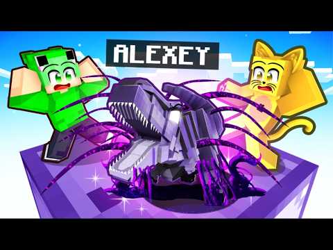 Fingi ser um BEBÊ DINOSSAURO MALVADO em UMA CHUNK OP no Minecraft!