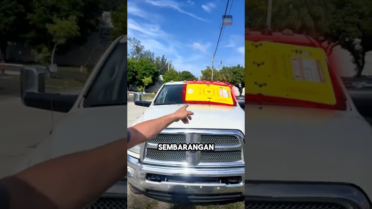Inilah Alat yang Digunakan Polisi untuk Menggembok Mobilmu😱 #shorts