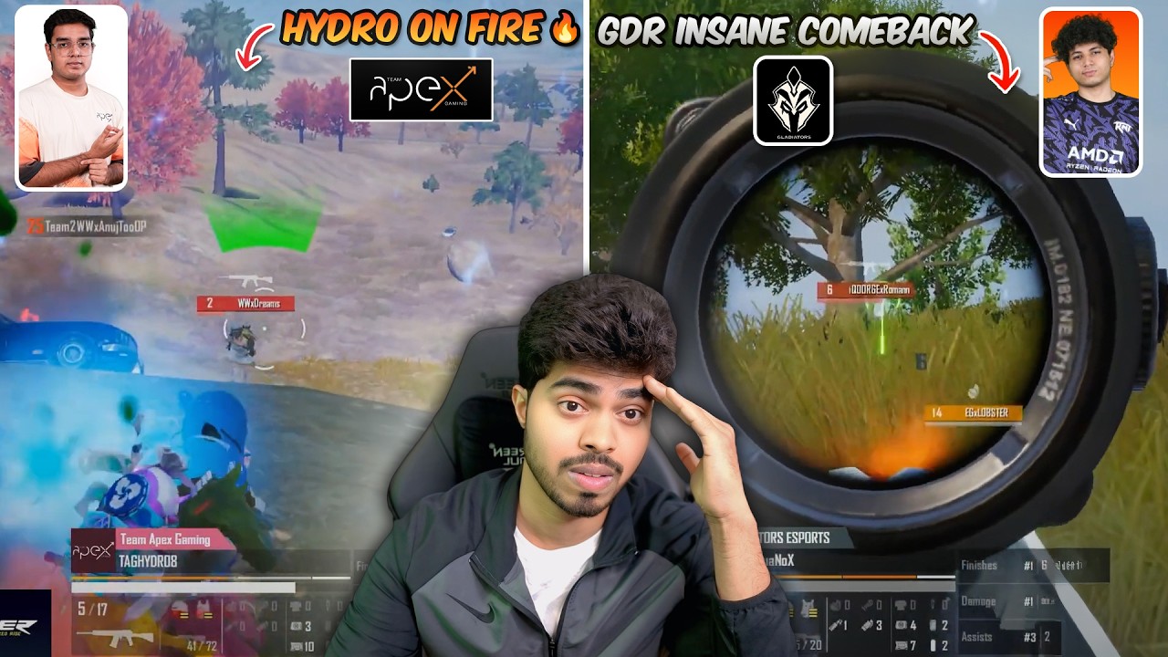 HYDRO ON FIRE 🔥 | GDR INSANE COMEBACK! 🙌🏻 | BGMS League Week 3 Day 4