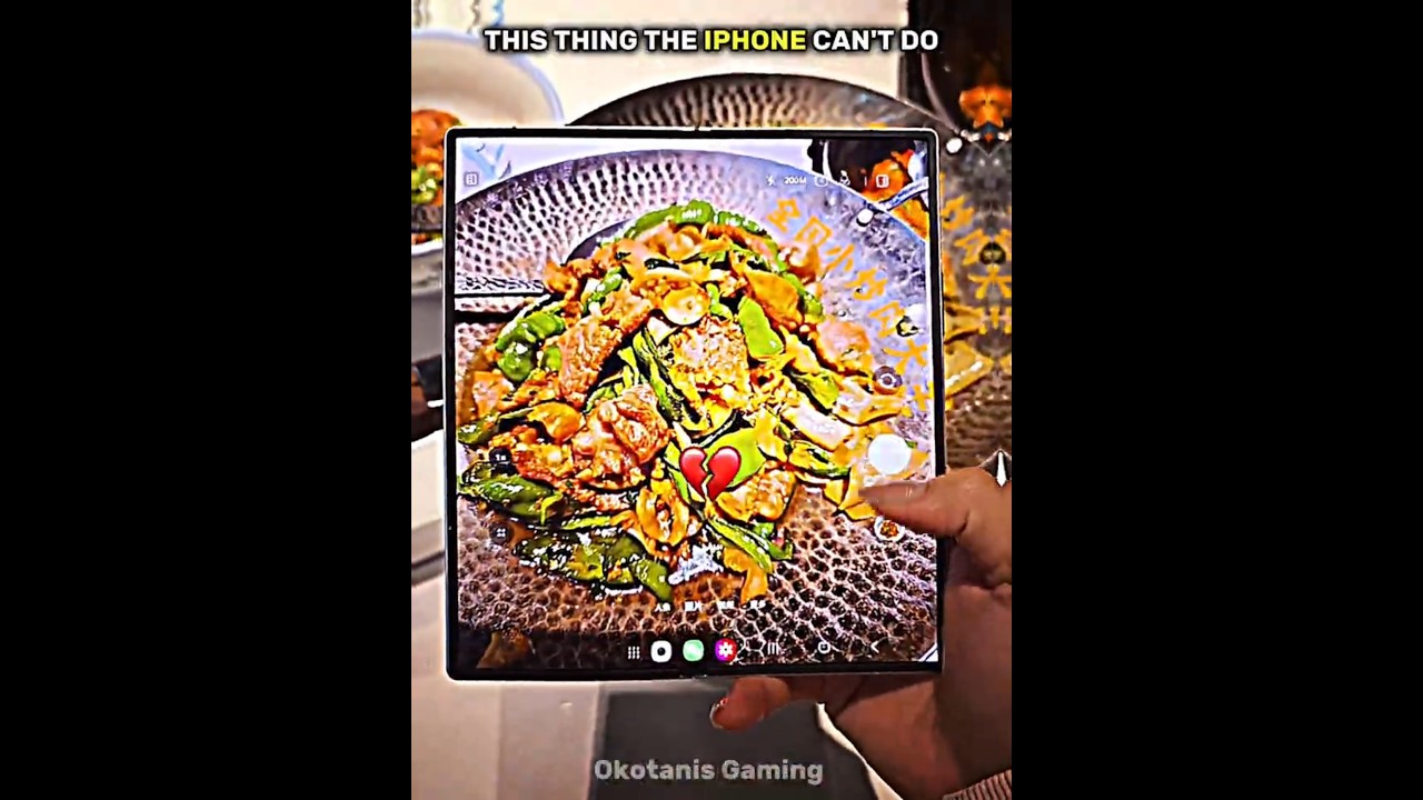 Your iPhone can't do this 💀 #samsung #iphone #edit