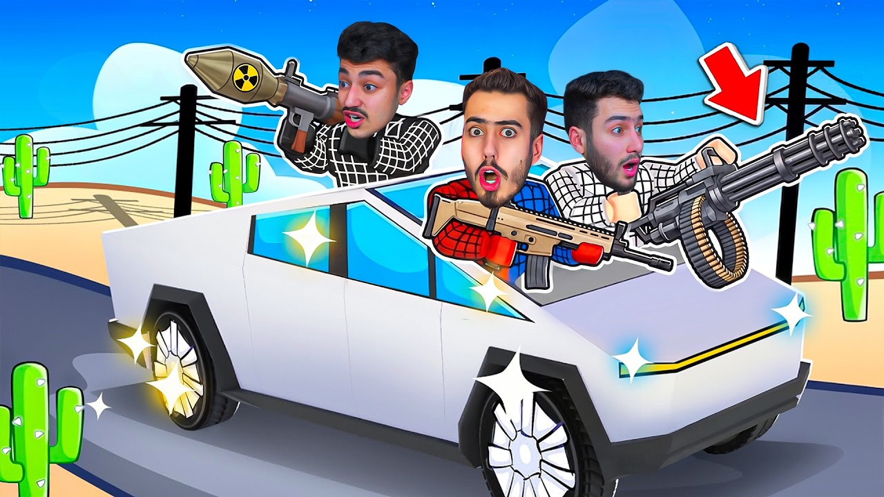 اشترينا اسلحة ورجعنا للانتقام في صحراء روبلوكس 🔥😈 (السفر الطويل #9) !!