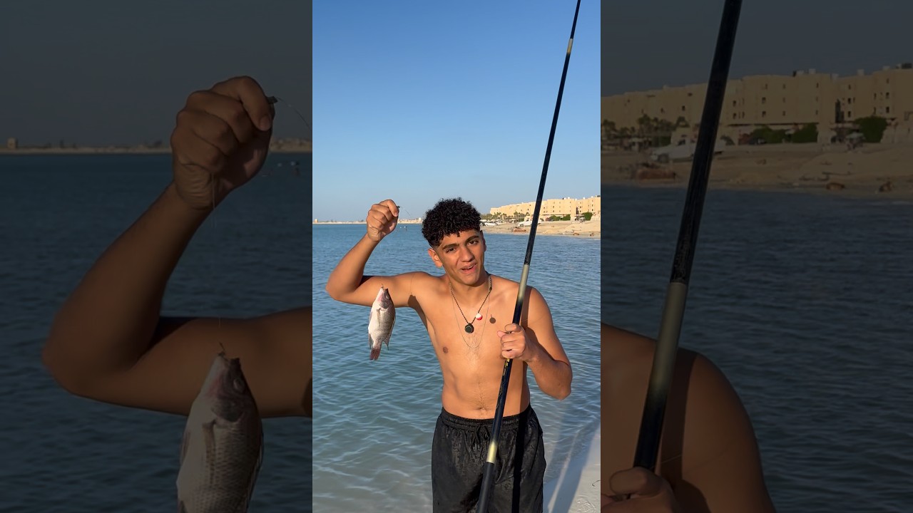 ضيع السمكة فالبحر !🐠🌊😱 #عبدالرحمن_الدسوقي