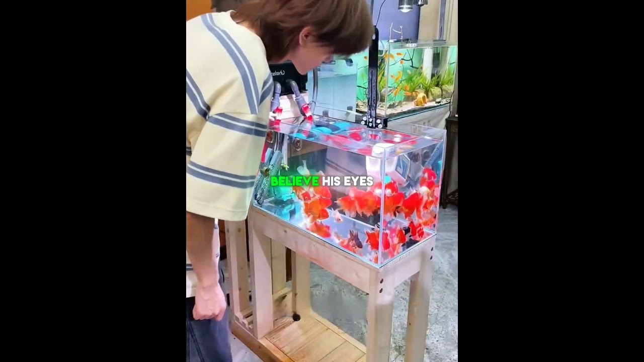 He Accidentally Cleaned the Entire Fish Tank 😱🐟