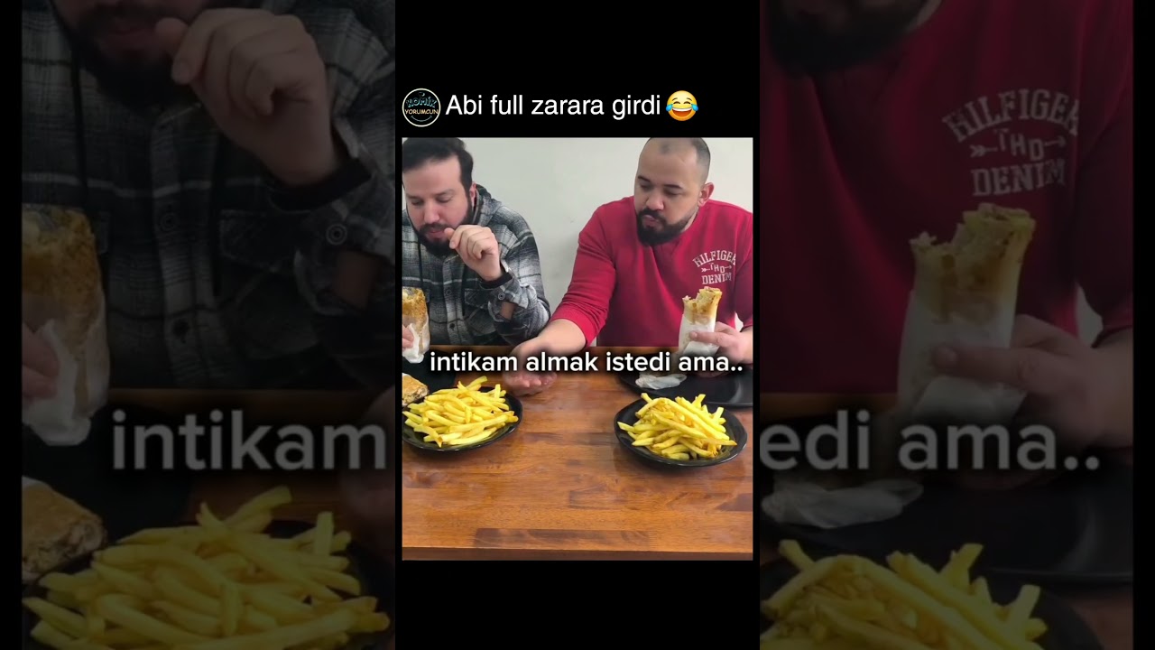 döneri alacakken onu da kaptirdi😂