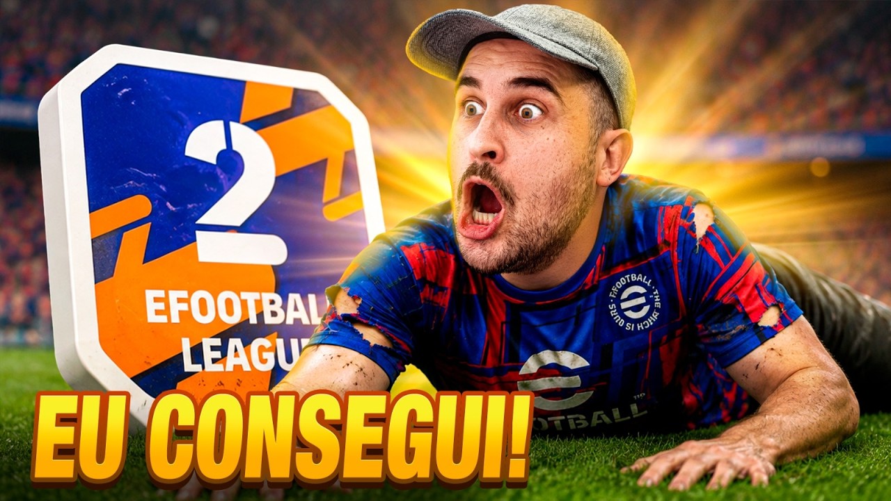 FINALMENTE! O BANQUETA CHEGOU NA 2ª DIVISÃO DO EFOOTBALL!