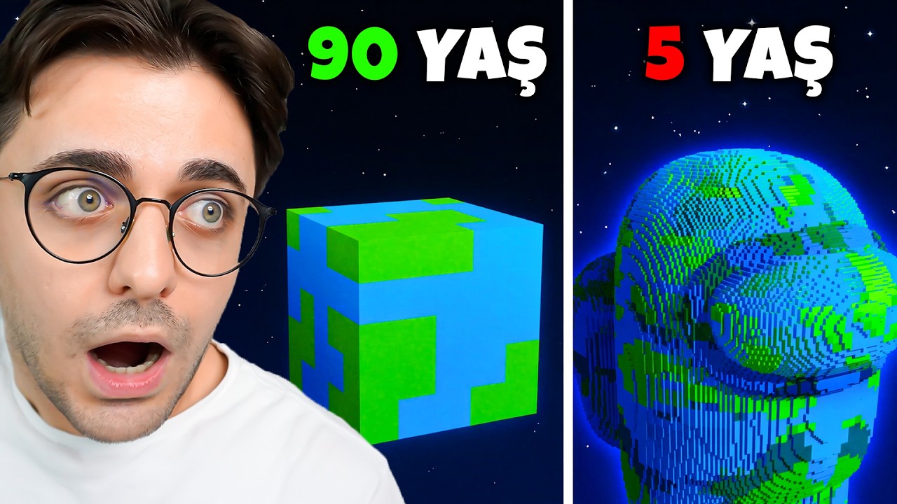 MİNECRAFT'TA FARKLI YAŞLAR (TEPKİ)