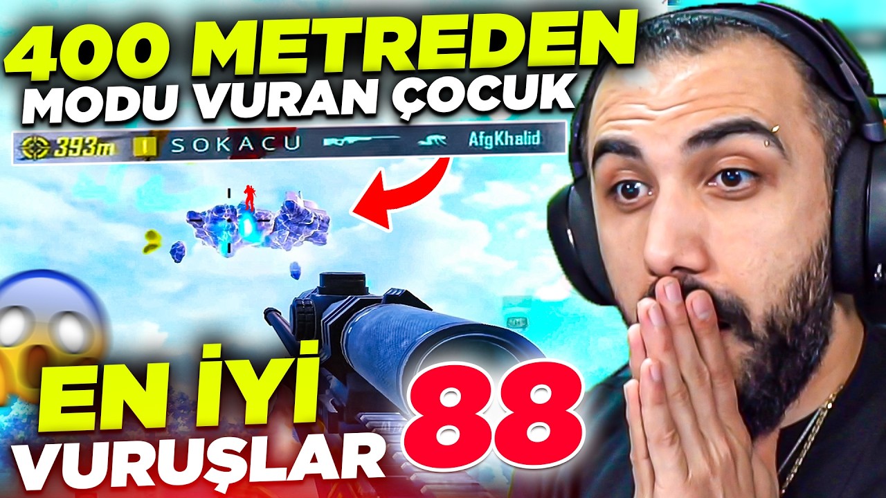 10 YAŞINDA ÇOCUK 400 METREDEN MOD ALANINI VURDU!! 😱 EN İYİ VURUŞLAR #88 - PUBG Mobile