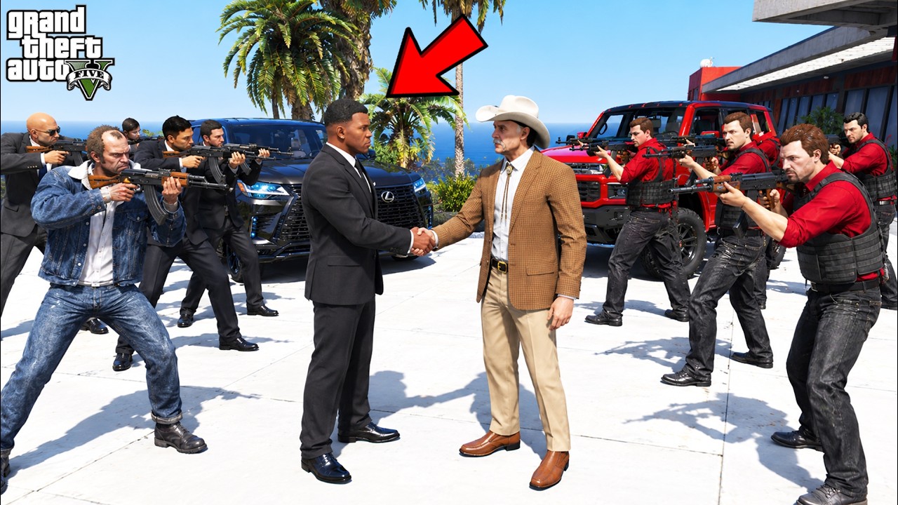 Franklin Mafia Meets His Biggest Enemy Duggan Mafia in GTA 5 | SHINCHAN and CHOP