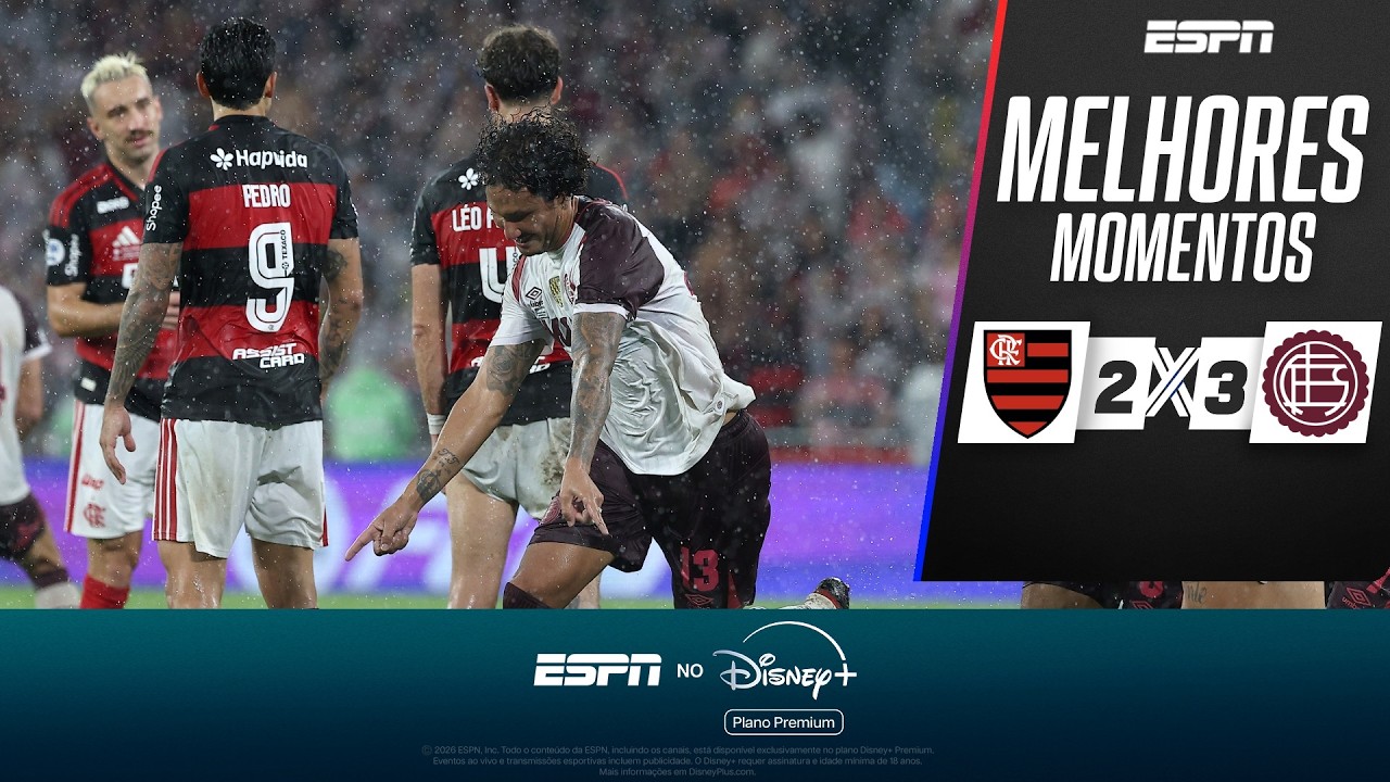 FLAMENGO PERDE PARA O LANÚS NA PRORROGAÇÃO E FICA COM O VICE DA RECOPA | MELHORES MOMENTOS