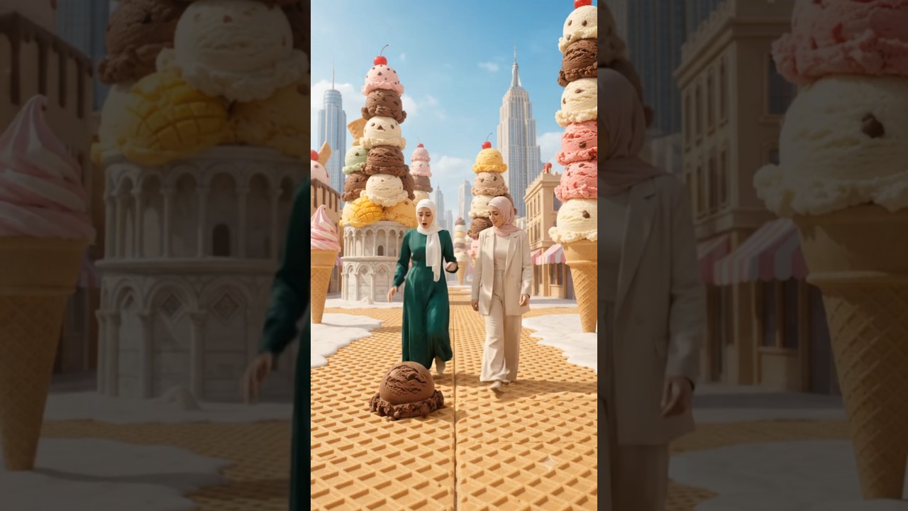 لما العالم كله يكون أيس كريم! 🍦😂
