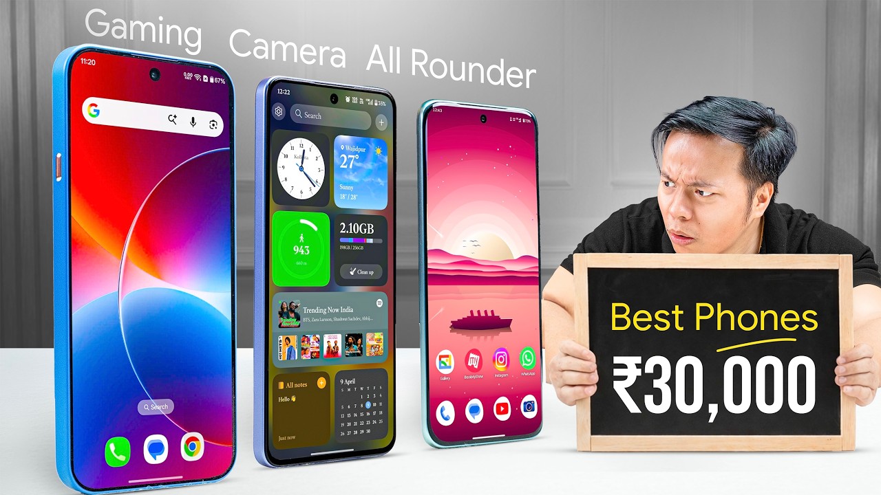 Best Camera, Gaming & All-Rounder Phone (₹25,000–₹30,000) Budget