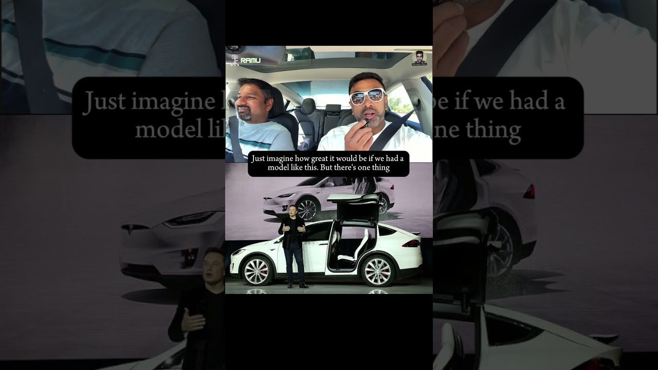 Would a Tesla Survive Indian Roads? 😅 #tesla #elonmusk #ashwin #mlc