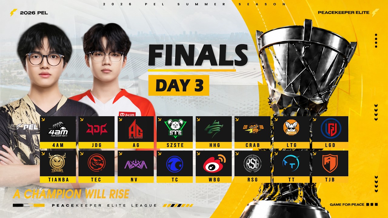 LIVE : 2026 PEL SUMMER SEASON GRAND FINALS DAY 3 | A CHAMPION WILL RISE | 2026年PEL夏季赛总决赛第三日